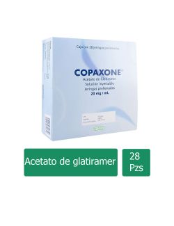 Copaxone 20 Mg Ml Solución Inyectable 28 Jeringas - Rx3