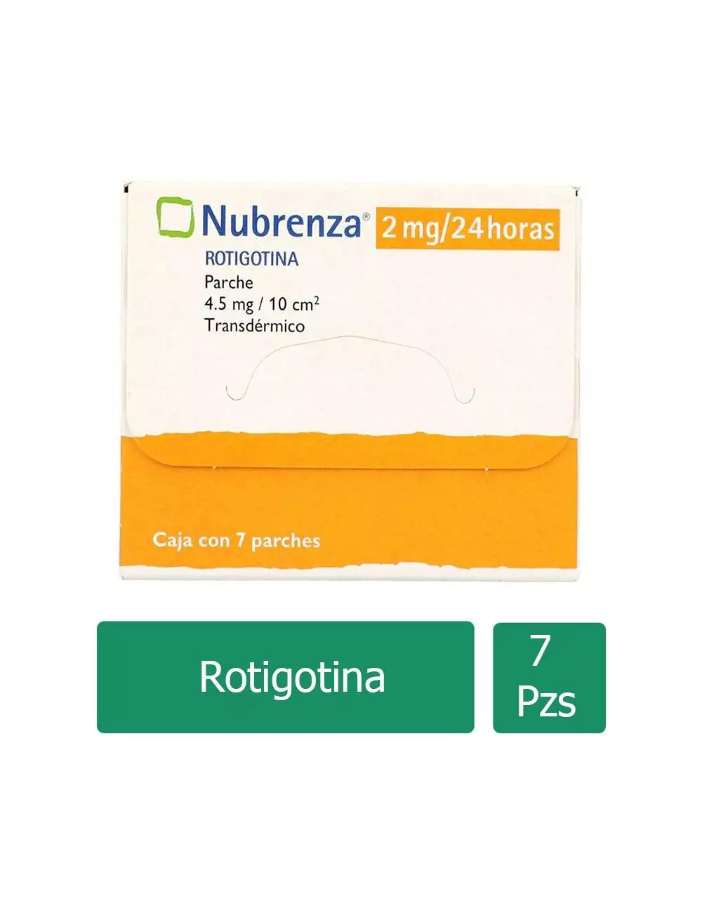 Nubrenza® 2 mg - Caja con 7 parches | Rotigotina | UCB Pharma