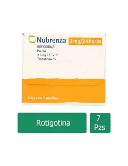 Nubrenza® 2 mg - Caja con 7 parches | Rotigotina | UCB Pharma