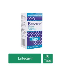 Baraclude® 0.5mg (Entecavir) - 30 Tabletas - Bristol Myers Squibb