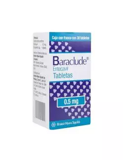 Baraclude® 0.5mg (Entecavir) - 30 Tabletas - Bristol Myers Squibb