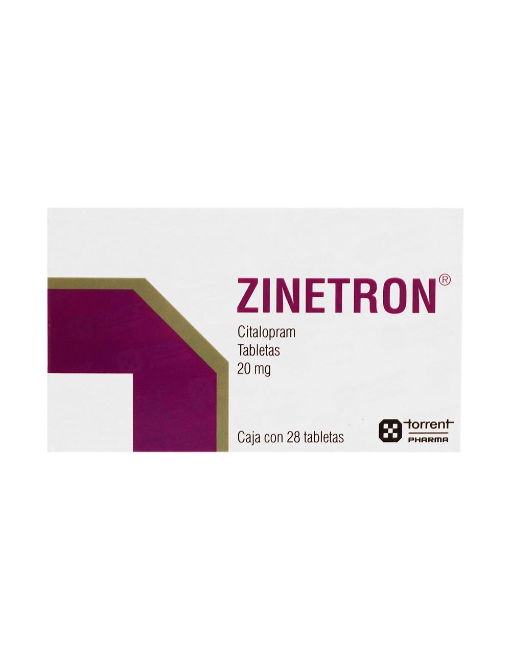 Zinetron 20 mg Caja Con 28 Tabletas
