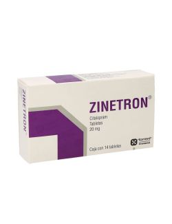 Zinetron 20 mg Caja Con 14 Tabletas