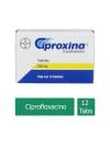 Ciproxina 250 mg Caja Con 12 Tabletas - RX2