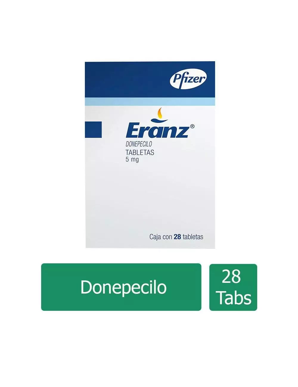 Eranz® 5 mg (Donepezilo) - 28 Tabletas - Pfizer