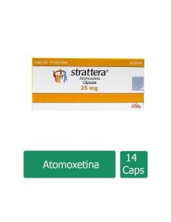 Strattera® 25mg (Atomoxetina) - 14 Cápsulas - Lilly