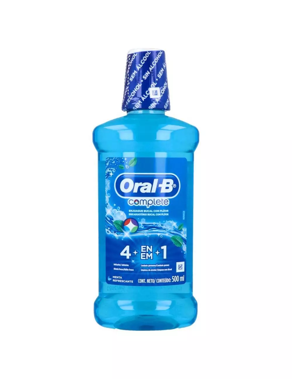 Oral B Complete Frasco Con 500 mL Sabor A Menta – Enjuague Bucal