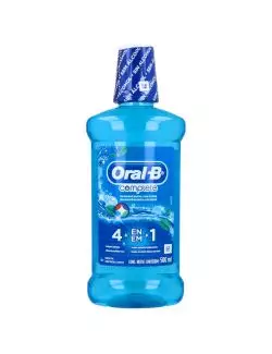 Oral B Complete Frasco Con 500 mL Sabor A Menta – Enjuague Bucal