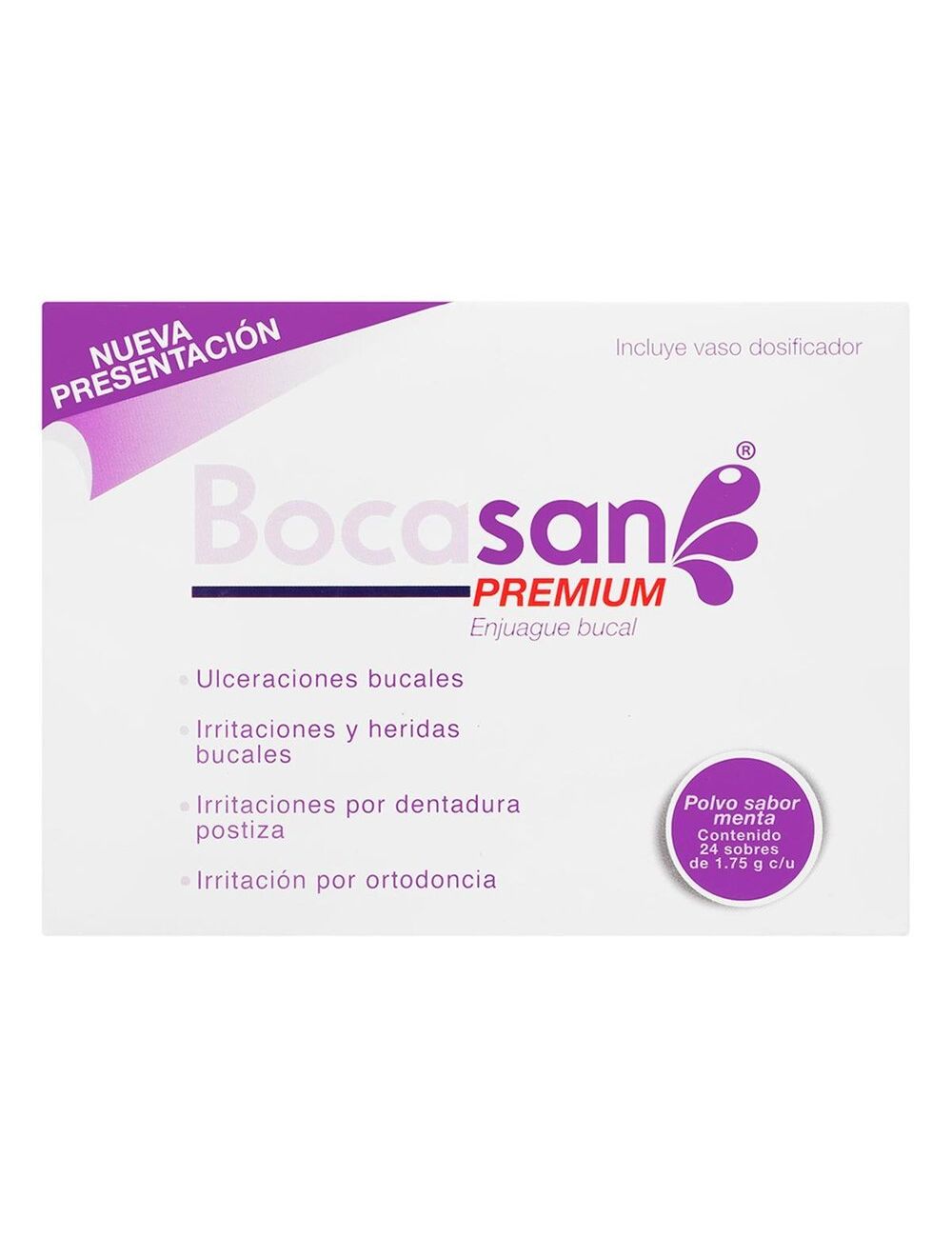 Bocasan Premium 1.22/0.52 g Caja Con 24 Sobres