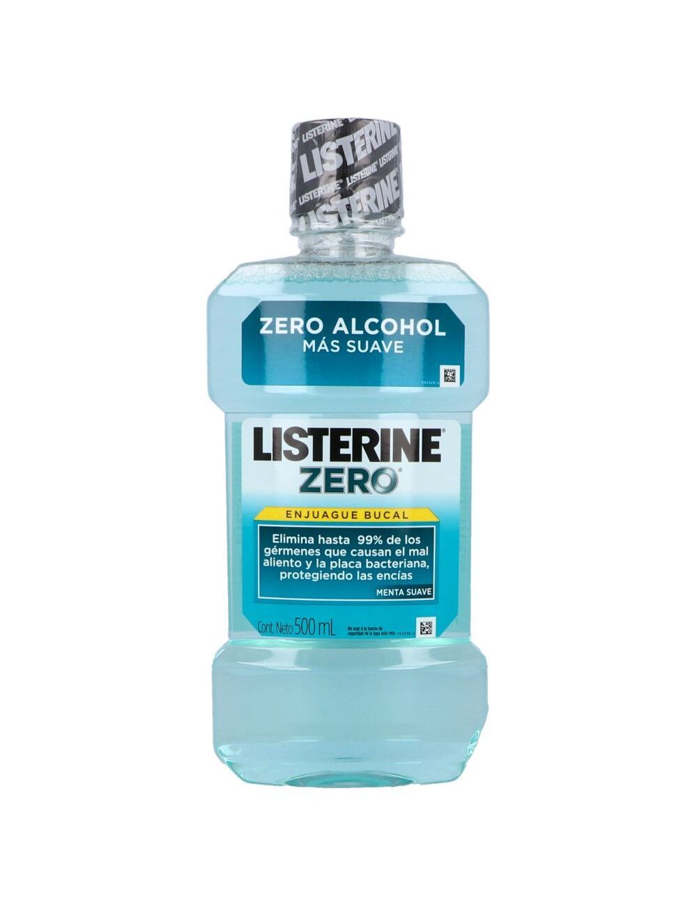 Enjuague Bucal Listerine Zero Menta Suave Frasco Con 500 mL