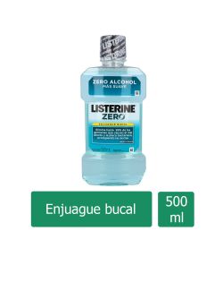 Enjuague Bucal Listerine Zero Menta Suave Frasco Con 500 mL