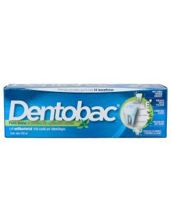 Crema Dental Dentobac Tubo Con 100 mL