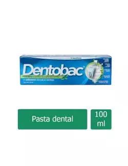 Crema Dental Dentobac Tubo Con 100 mL