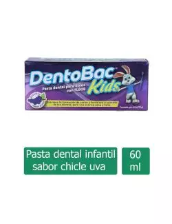 Crema Dental Dentobac Kids Tubo Con 60 mL