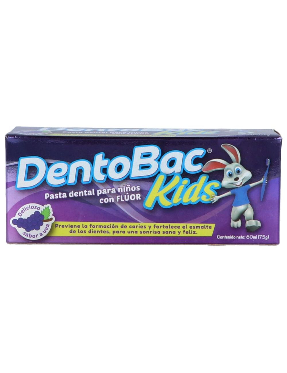 Crema Dental Dentobac Kids Tubo Con 60 mL