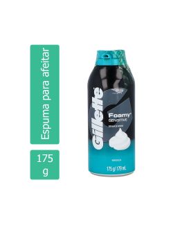 Espuma Para Afeitar Gillette Foamy Sensitive Frasco Con 175 g