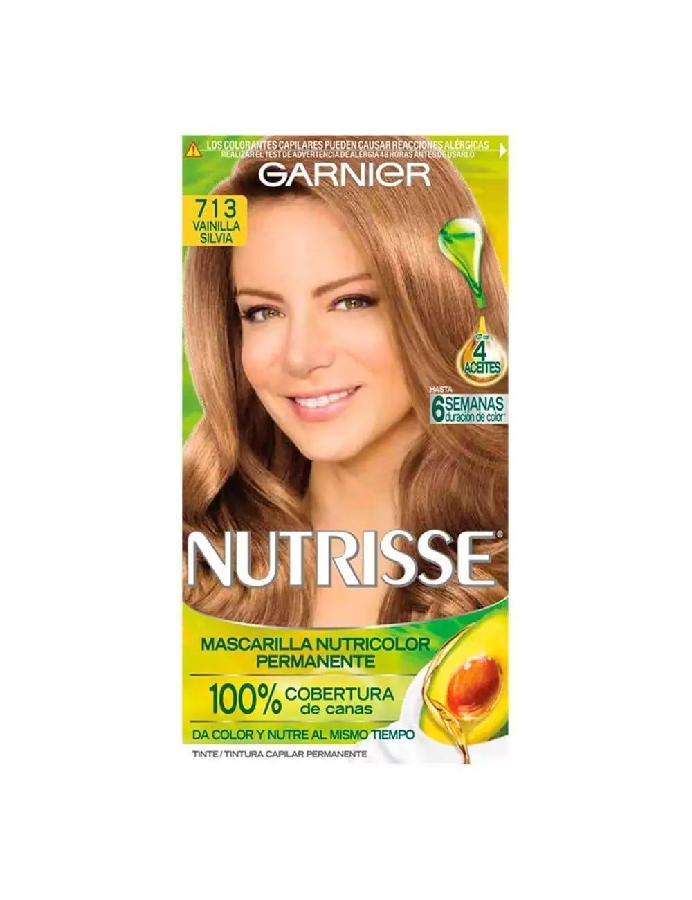 GARNIER NUTRISSE  TINTE COLOR VAINILLA SILVIA