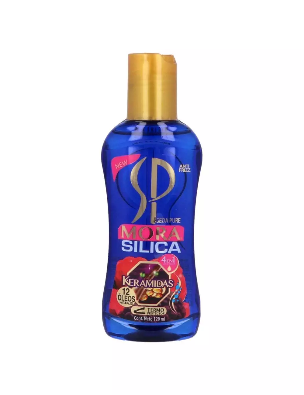 Silica Seda Pure 3 En 1 Mora Botella Con 120 mL