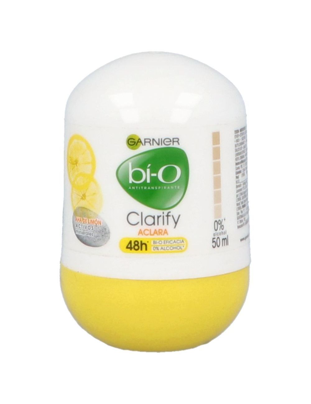 Antitranspirante Garnier Bí-O Clarify 48H Roll-On Con 50 mL