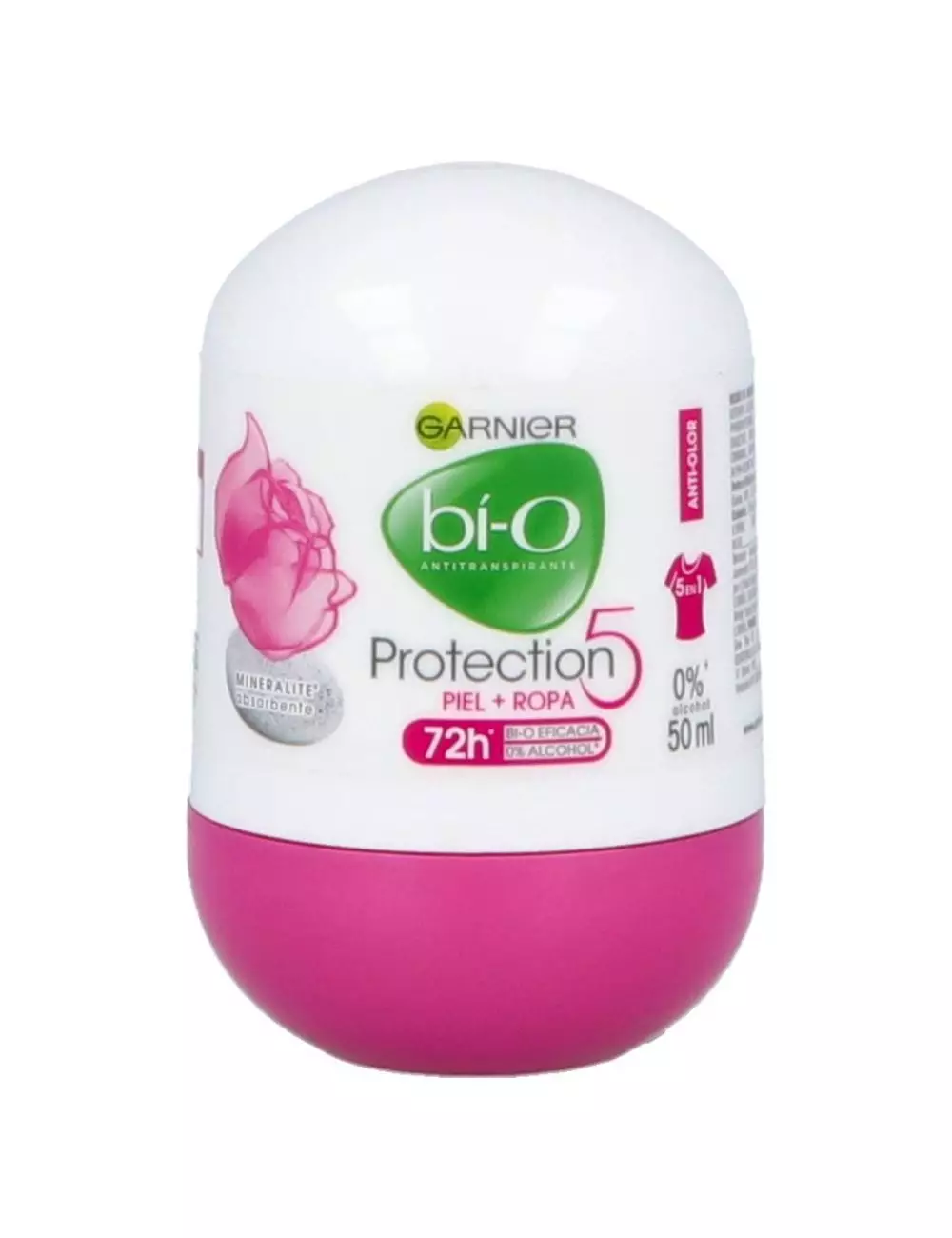 Antitranspirante Bí-O Protection 5 En 1 Mujer Roll-On Con 50 mL