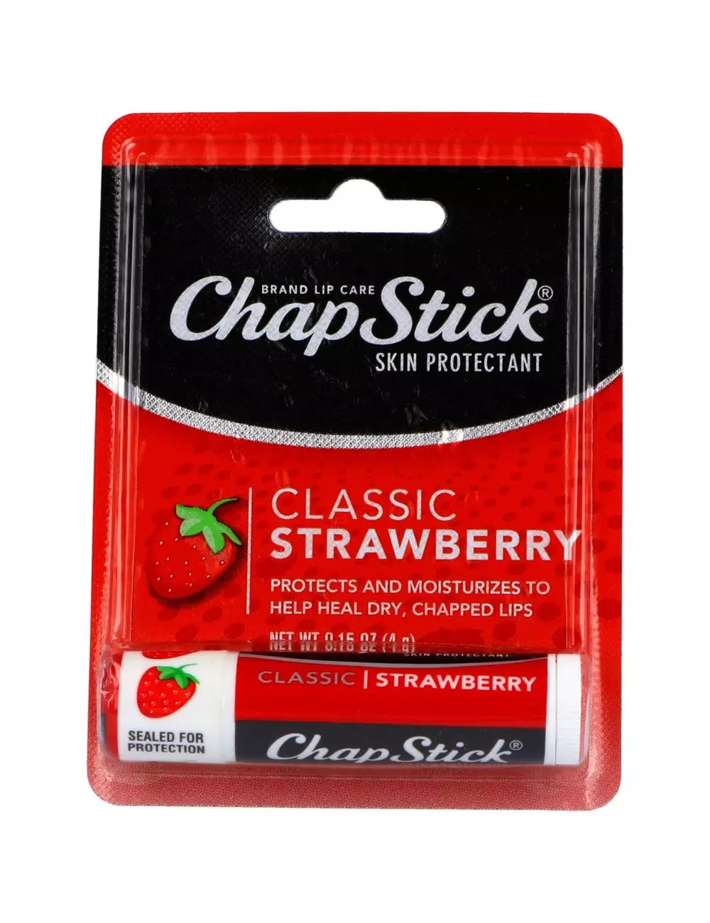 Chapstick Humectante Labial En Barra Sabor Fresa