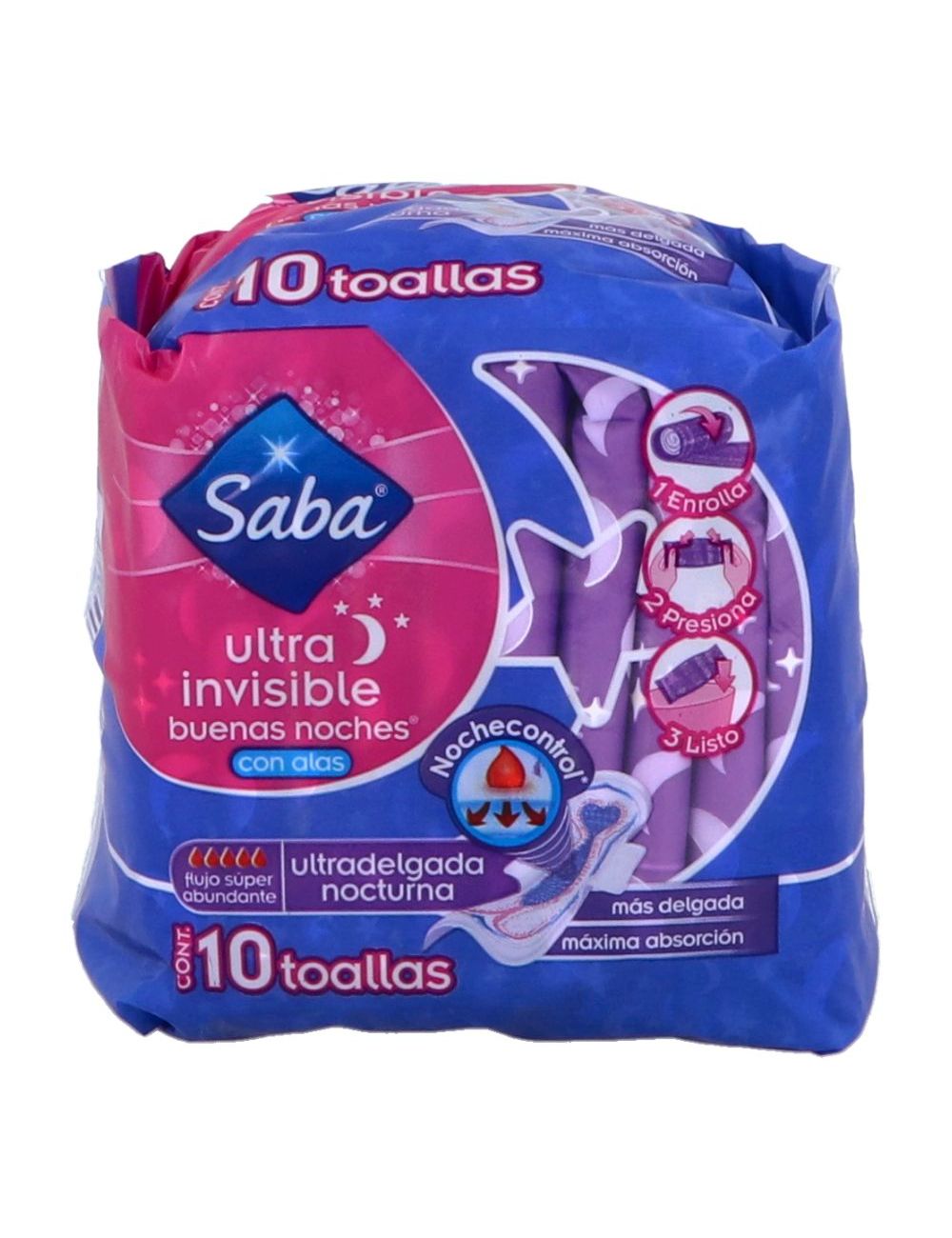 civilización ego Barra oblicua Precio Saba Ultra invisible con alas 10 toallas | Farmalisto MX
