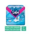 Saba Ultra Invisible Con Alas Paquete Con 12 Toallas