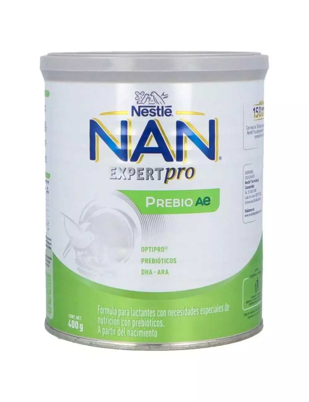 Nan Expert Pro Prebio Ae De 0 A 12 Meses  Lata Con 400 G