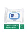 Mustela Toallitas Húmedas Faciales Bebé Con 25 Unidades