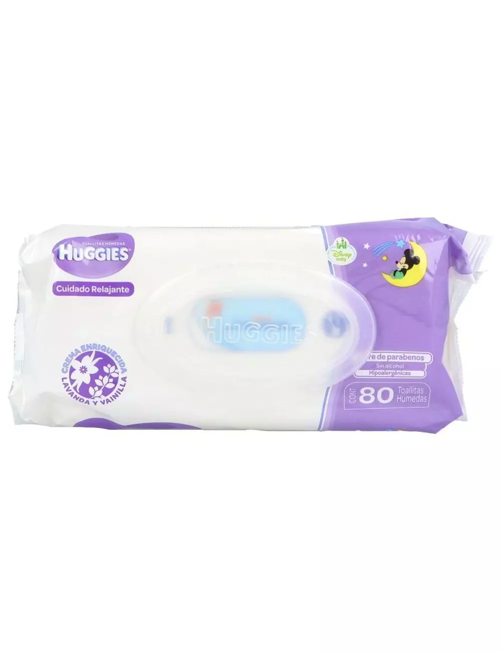 Huggies Crema Relajante Toallitas Húmedas Empaque Con 80 Toallitas