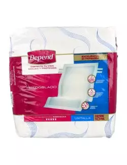 DEPEND PROTECTOR PREDOBLADO EMPAQUE CON 10 PIEZAS