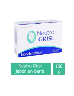 Neutro Grisi Jabón 150 g / 5.3 oz Caja Con 1 Barra