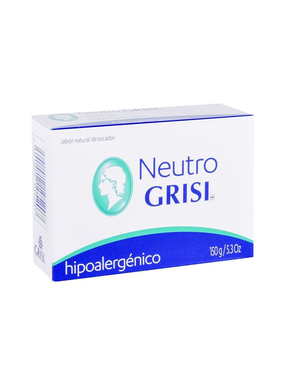 Neutro Grisi Jabón 150 g / 5.3 oz Caja Con 1 Barra