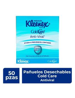 Kleenex Pañuelos Anti-Viral Caja Con 80 Pañuelos Desechables