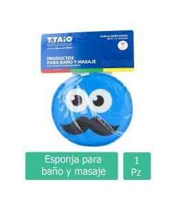 T.TAIO Esponja Para Baño Y Masaje Para Uso Diario