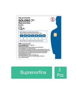 Soloro 7 Con 5 mg Caja Con 2 Parches - RX1