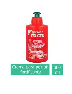 FRUCTIS CREMA PARA PEINAR BRILLO VITAMINADO FRASCO CON 300 ML