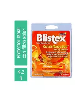 Blistex Protector Labial Con Filtro Solar FPS 15 Sabor Mango-Naranja Empaque Con Tubo Con 4.2 g