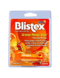 Blistex Protector Labial Con Filtro Solar FPS 15 Sabor Mango-Naranja Empaque Con Tubo Con 4.2 g