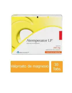 Atemperator LP 200 mg Caja Con 30 Tabletas