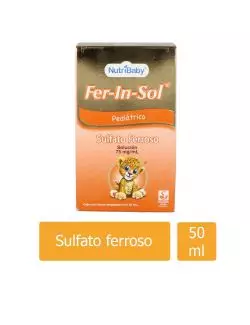 NutriBaby Fer-In-Sol Caja Con Frasco Con 75 mg / mL.