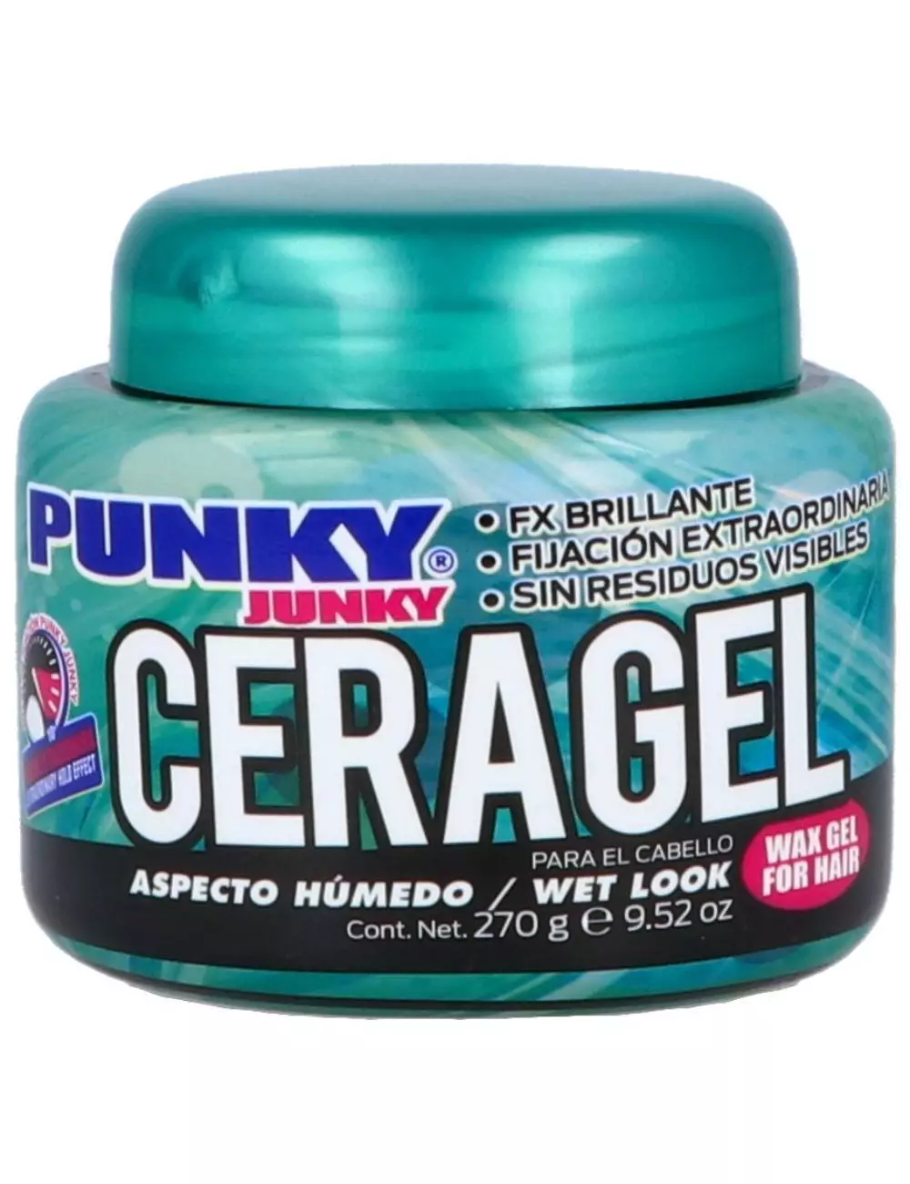 Punky Junky Ceragel Gel Para Cabello Tarro Con 270 g