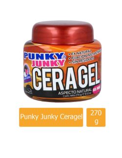 Punky Junky Ceragel Aspecto Natural Gel Para Cabello Tarro Con 270 g