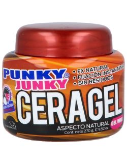 Punky Junky Ceragel Aspecto Natural Gel Para Cabello Tarro Con 270 g