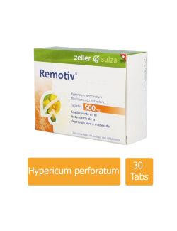 Remotiv® 500 mg - Caja con 30 Tabletas | Hypericum perforatum | Zeller