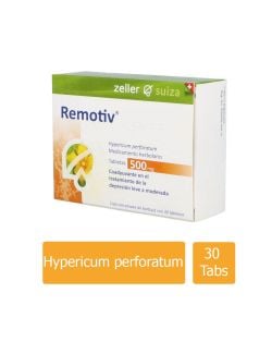 Remotiv Hypericum Perforatum 500 mg Caja Con 30 Tabletas
