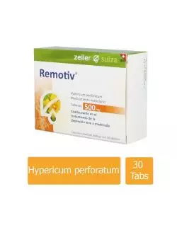 Remotiv Hypericum Perforatum 500 mg Caja Con 30 Tabletas