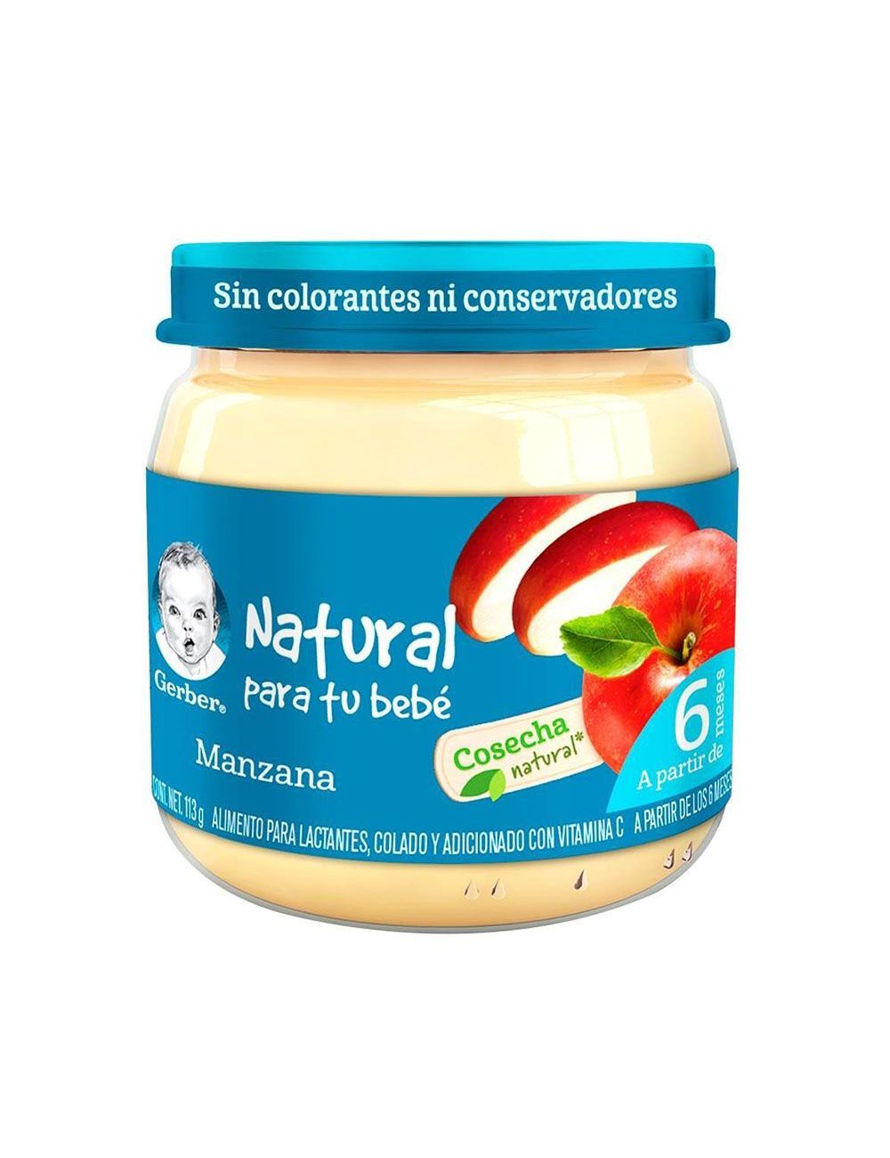 Gerber Papilla Manzana 2Da Etapa Frasco Con 113 g