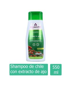 Shampoo De Chile Con Extracto De Ajo Botella Con 500 mL + 50 mL Gratis