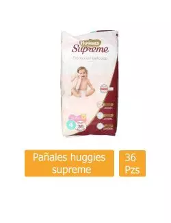 Huggies Supreme Pure & Natural Etapa 4 Niña Empaque Con 36 Pañales